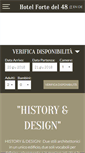 Mobile Screenshot of hotelfortedel48.com